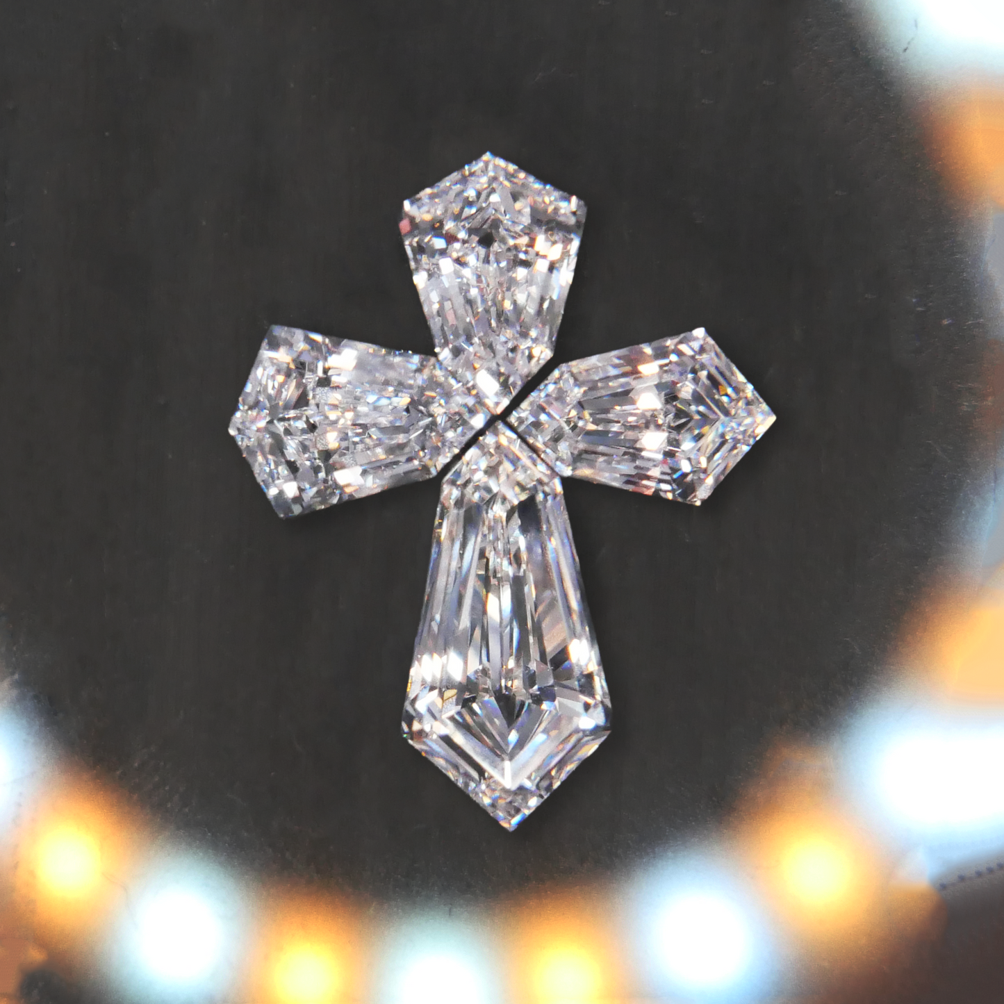 5.17ct Cross cut lab-grown Diamonds (group of 4)