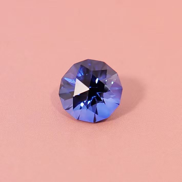 1.8ct Rose ish special cut Lab-Grown Sapphire