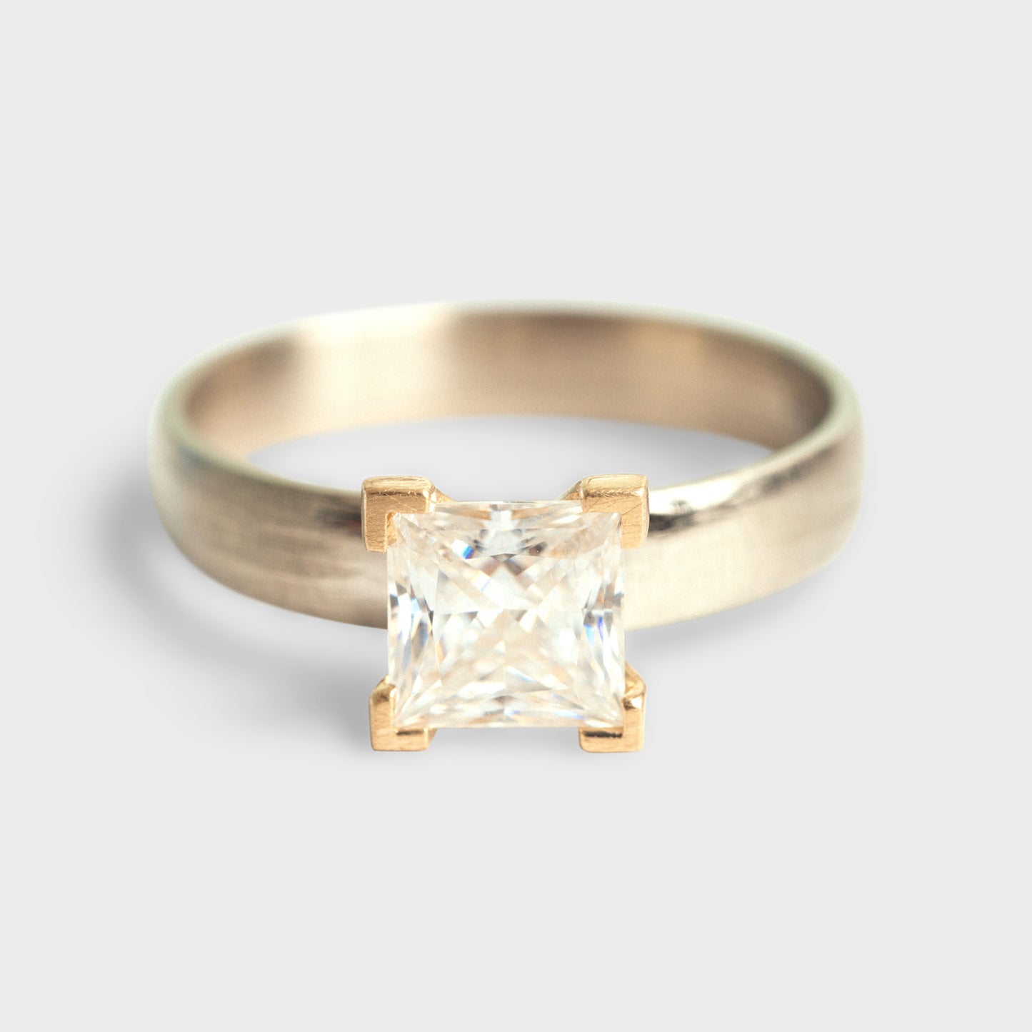 Square Sparkle Diamond Ring