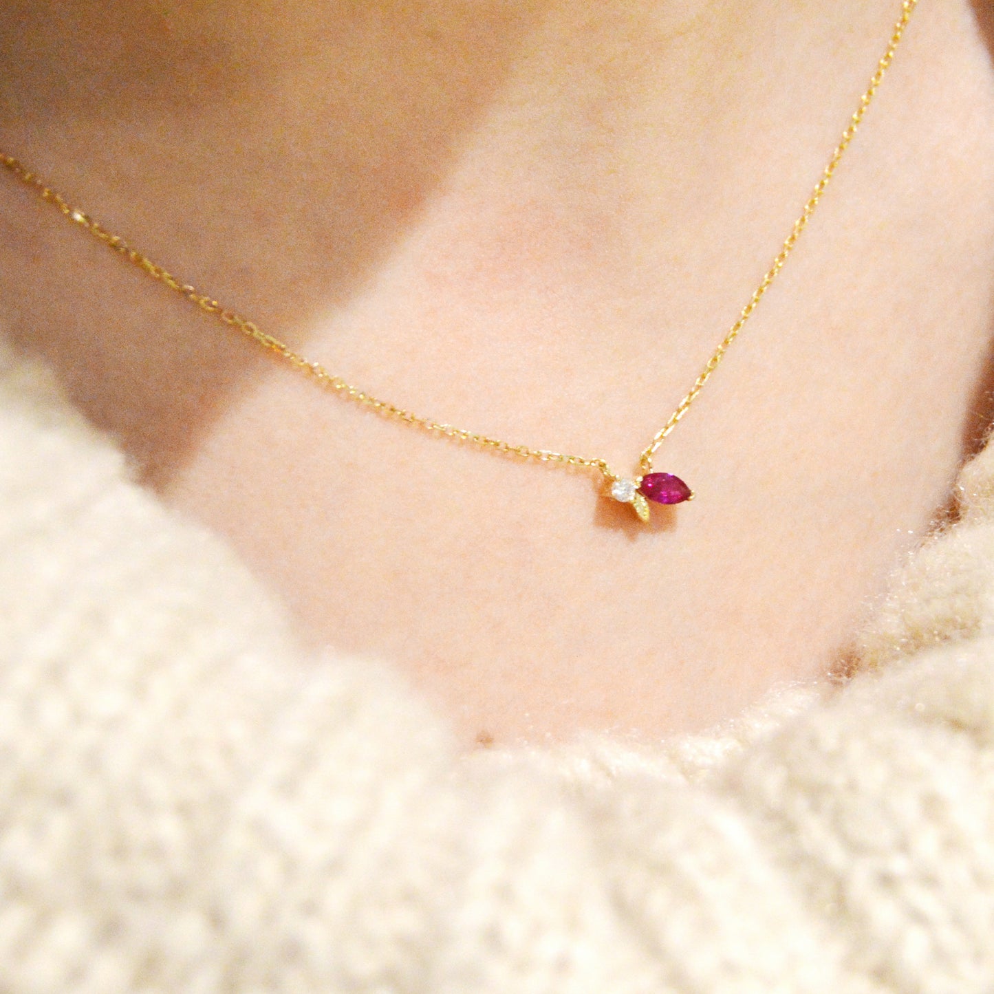 Firefly Ruby Necklace