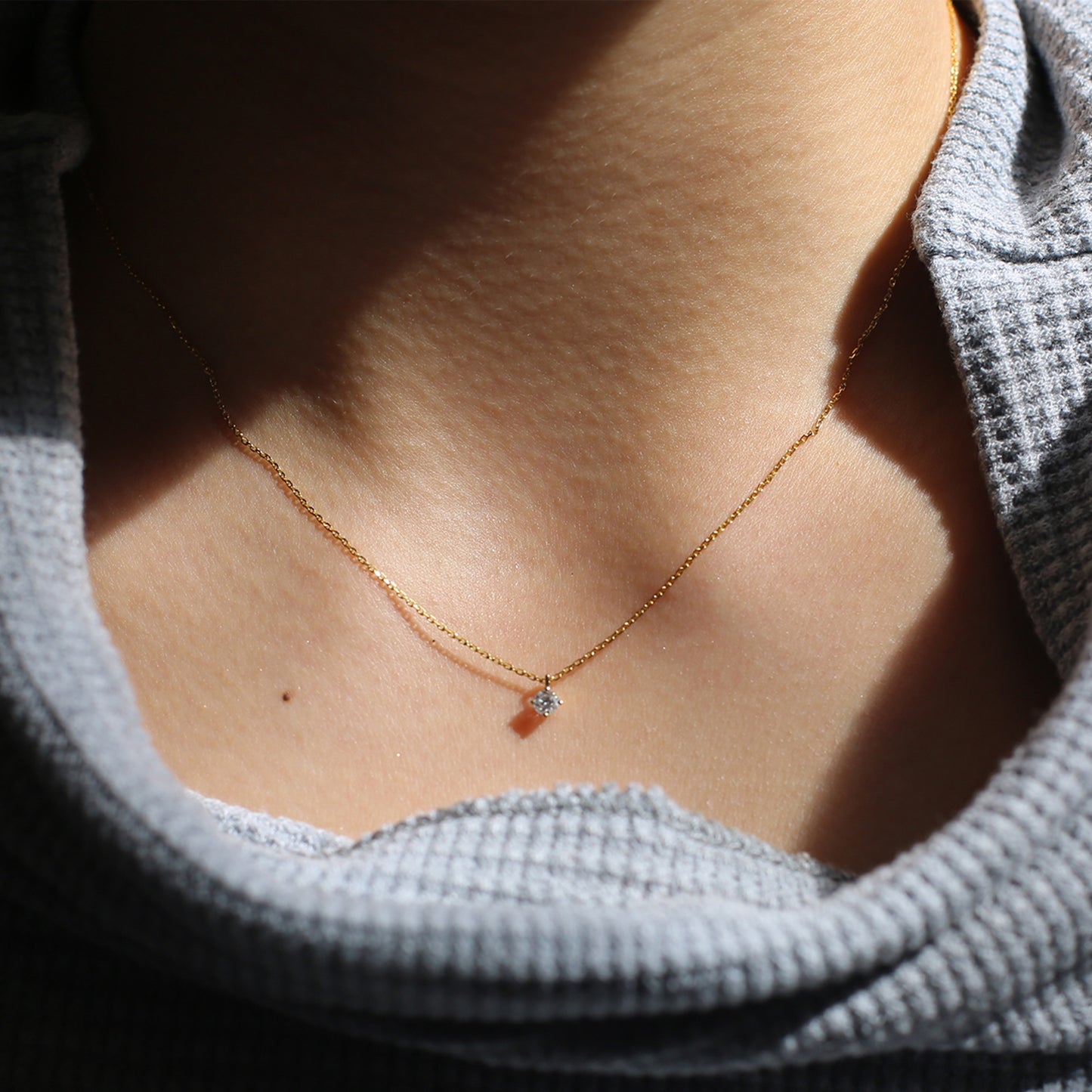 3mm Diamond Necklace